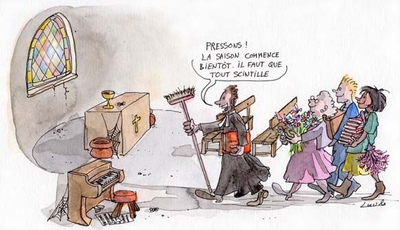 Renversement de calendrier en zone touristique