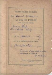 La Société biblique de Castres