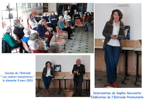 Couloirs humanitaires – accueil de l’Entraide de Tournon-Tain