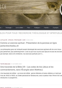 jecherchedieu.ch, la paroisse en ligne