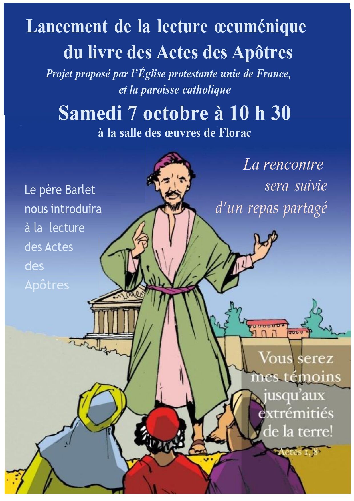 Lecture œcuménique des Écritures à Florac