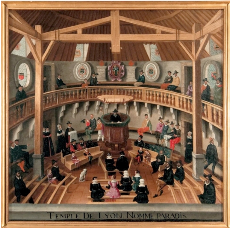 Temple de Lyon, nommé Paradis, de Jean Perrissin Temple de Lyon, nommé Paradis, de Jean Perrissin