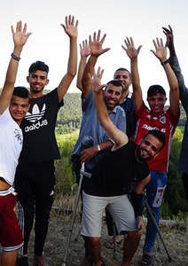 Gaza : un ballon, une jambe