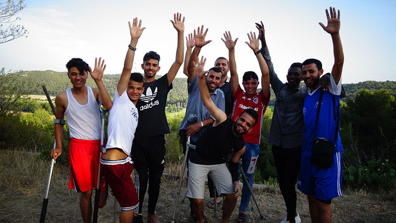 Gaza : un ballon, une jambe