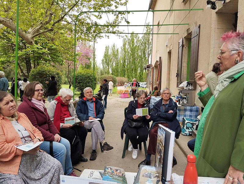 Isabelle Bousquet lors de l’atelier sur la Fondation John Bost © SD Isabelle Bousquet lors de l’atelier sur la Fondation John Bost © SD