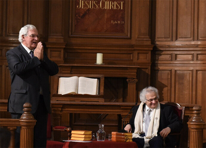 Amin Maalouf, Secrétaire perpétuel de l’Académie française, le 15 octobre 2024