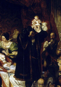 Baptême d'Henri IV : Un enfant si bien entouré...