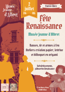 Musée Jeanne d'Albret : Fête Renaissance pour les 30 ans du musée
