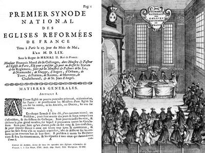 Le premier synode des Églises réformées de France
