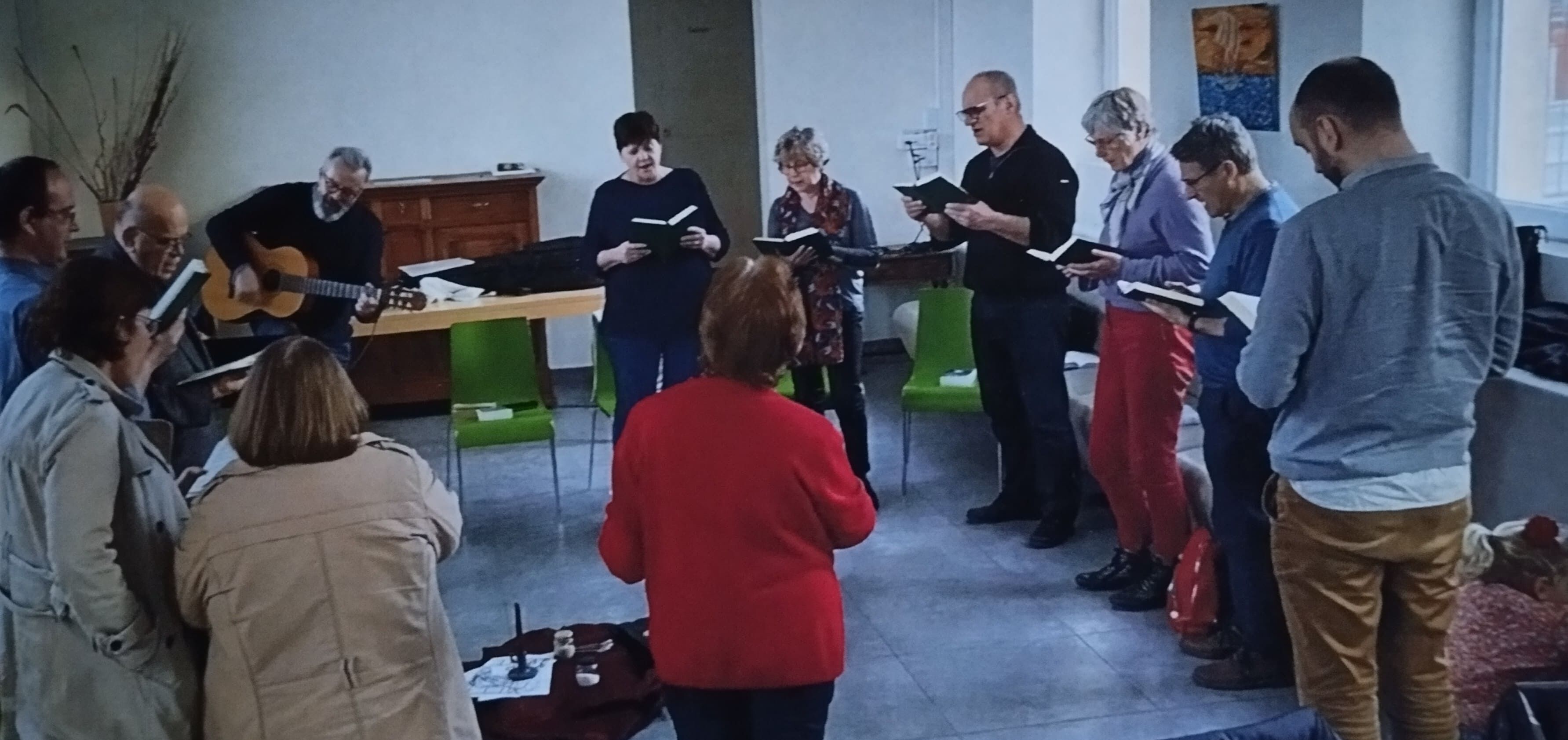 Une église vue du ciel