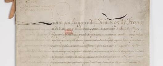 Image de l'édit de Fontainebleau