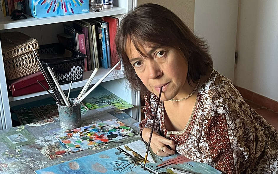 Sylvie Vari : peintre de la bouche et du coeur