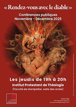 « Rendez-vous avec le diable » : Conférences publiques à la faculté de théologie de Montpellier