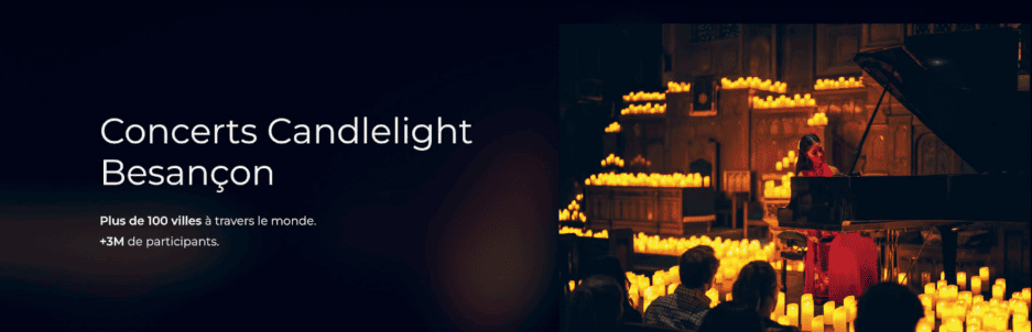 Concerts Candlelight Besançon