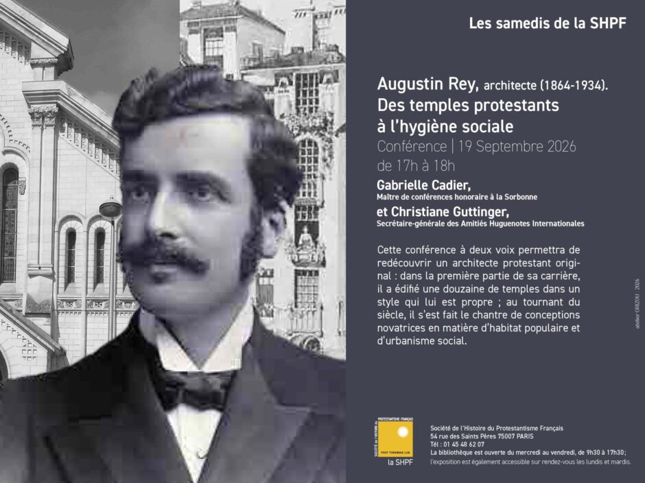 Les samedis de la SHPF : cycle de conférences