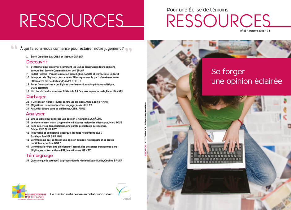 Revue Ressources : Se forger une opinion éclairée