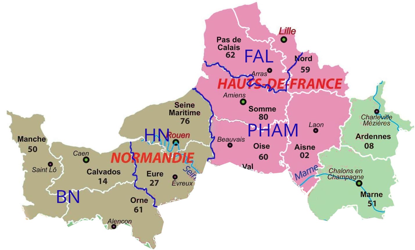 Bienvenue en région Nord-Normandie !