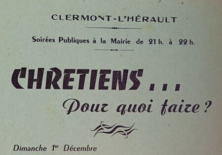 Jean Domon à Clermont-L&rsquo;Hérault (1955-1959)