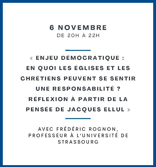 Conférence avec Frédéric Rognon